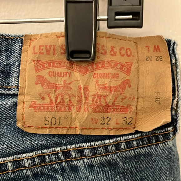 Levi Strauss 501 Jeans W32 L32 - Picture 4 of 8